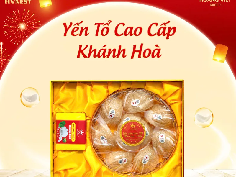Hộp yến sào cao cấp quà biếu sang trọng cho người thân yêu