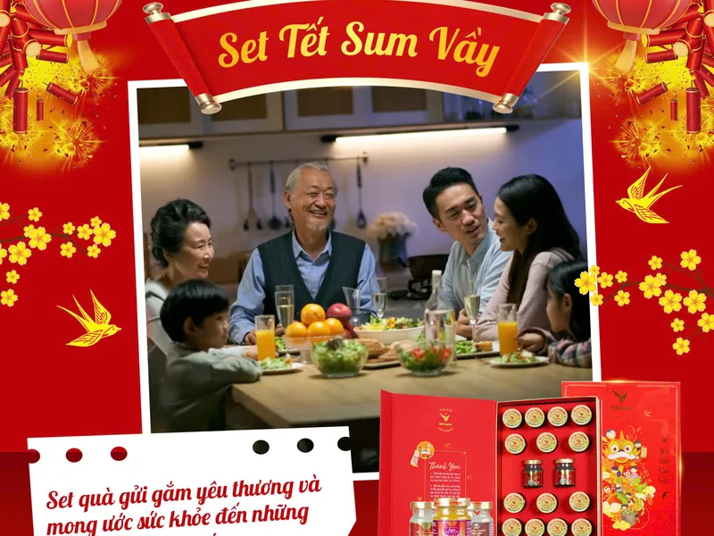 Yến sào biếu Tết – Tặng sức khỏe, trao yêu thương qua từng hũ yến