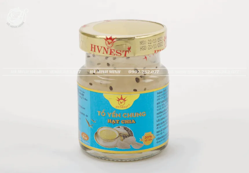 Tổ yến chưng hạt chia