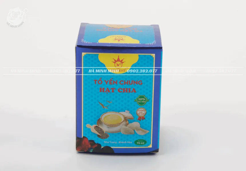 Tổ yến chưng hạt chia