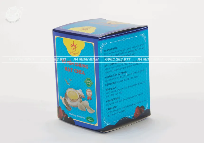 Tổ yến chưng hạt chia
