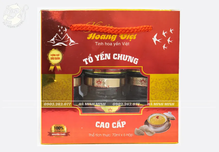 Tổ yến chưng hạt chia hộp 70mlx6