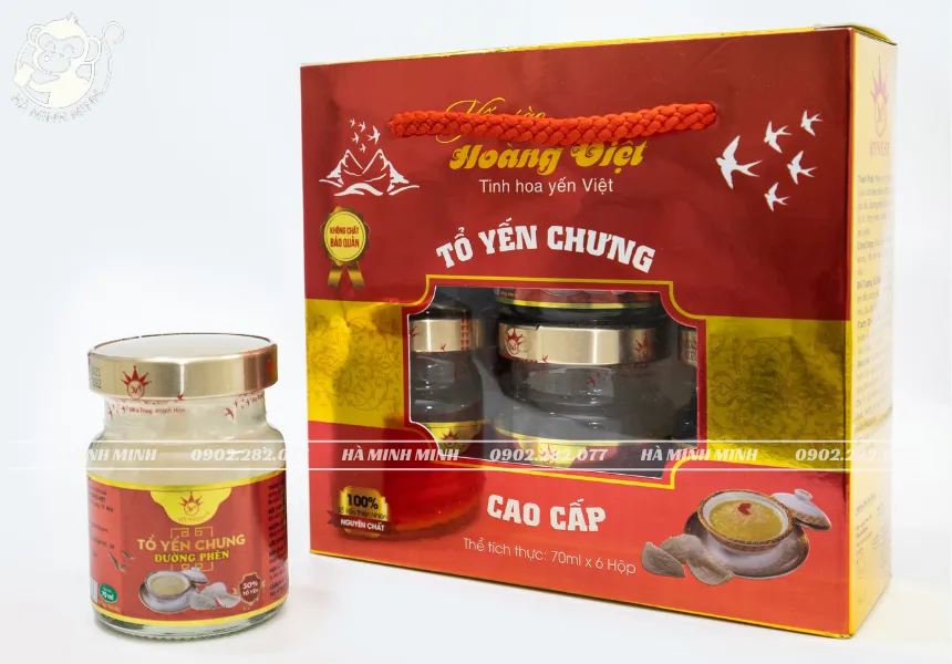 Tổ yến chưng đường phèn hộp 70mlx6