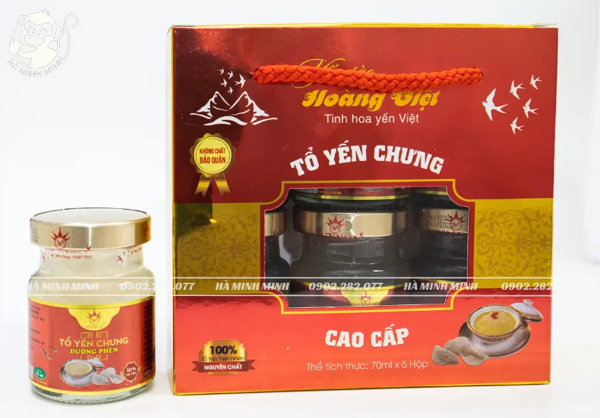 Tổ yến chưng đường phèn hộp 70mlx6