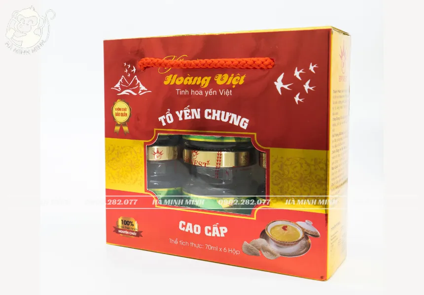 Tổ yến chưng không đường hộp 70mlx6