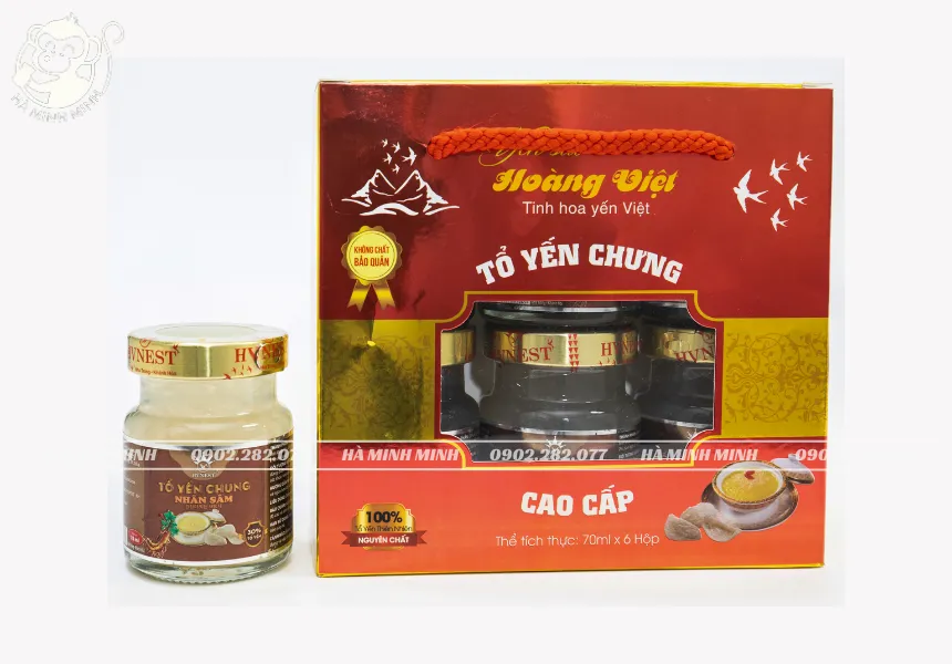 Tổ yến chưng sâm hộp 70mlx6