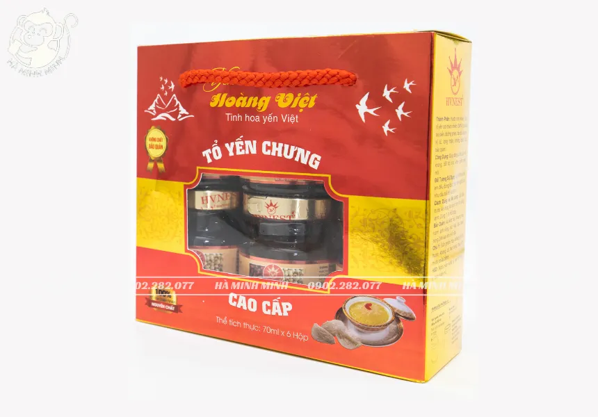 Tổ yến chưng táo hạt sen hộp 70mlx6