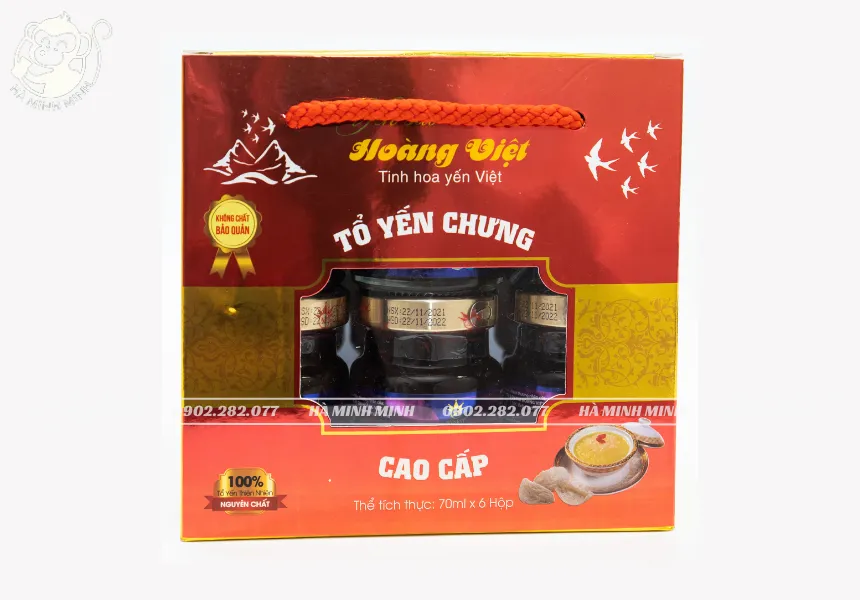 Tổ yến chưng tứ vị hộp 70mlx6