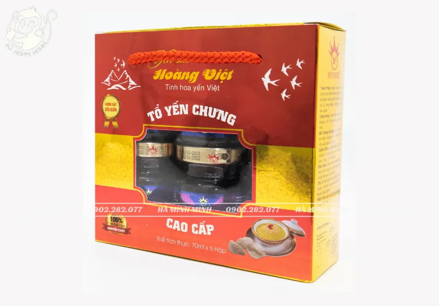 Tổ yến chưng tứ vị hộp 70mlx6
