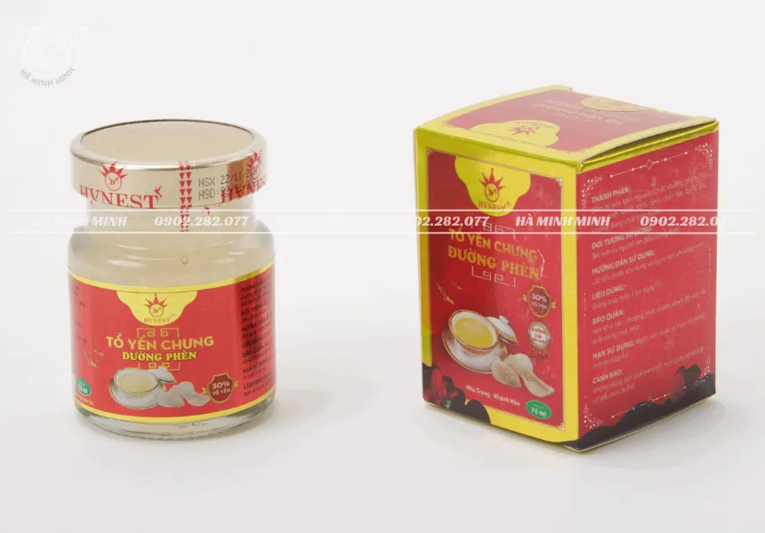 Tổ yến chưng đường phèn