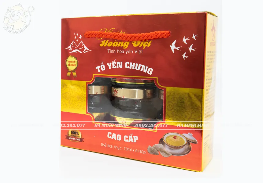 Tổ yến chưng hạt chia hộp 70mlx6