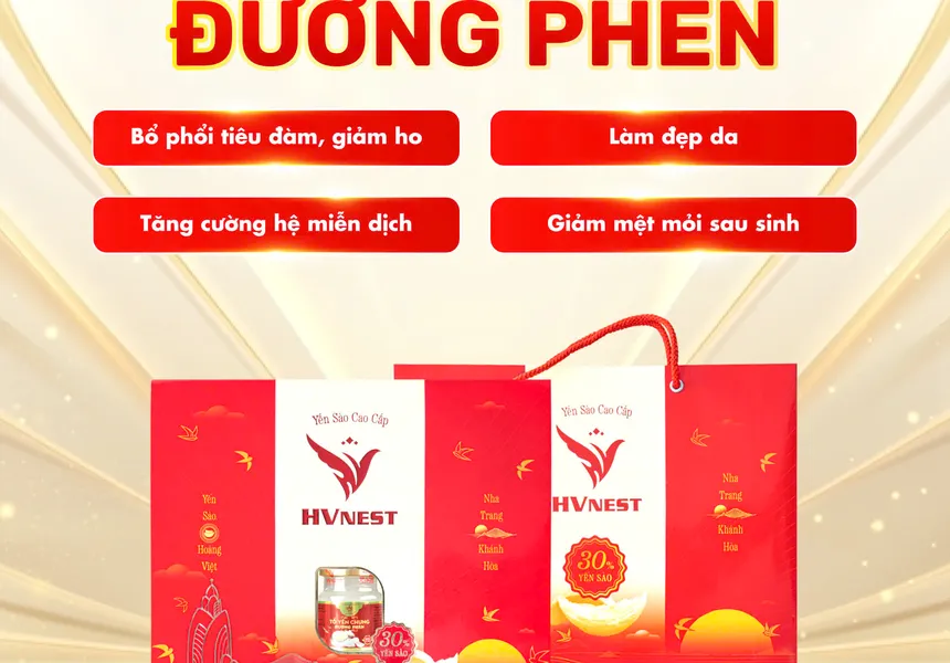 Tổ yến chưng đường phèn - Hộp VIP
