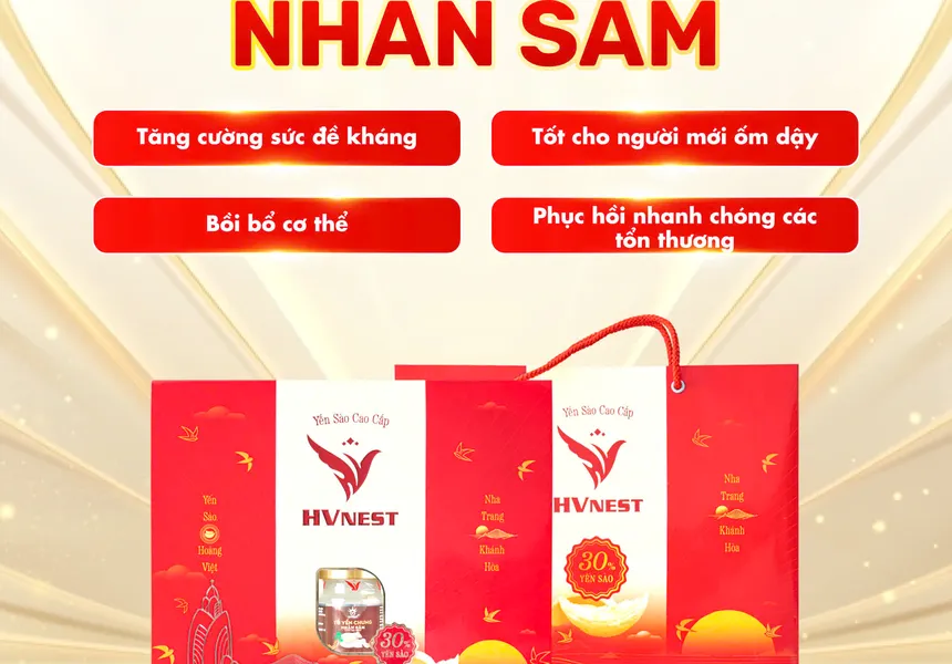 Tổ yến chưng sâm - Hộp VIP