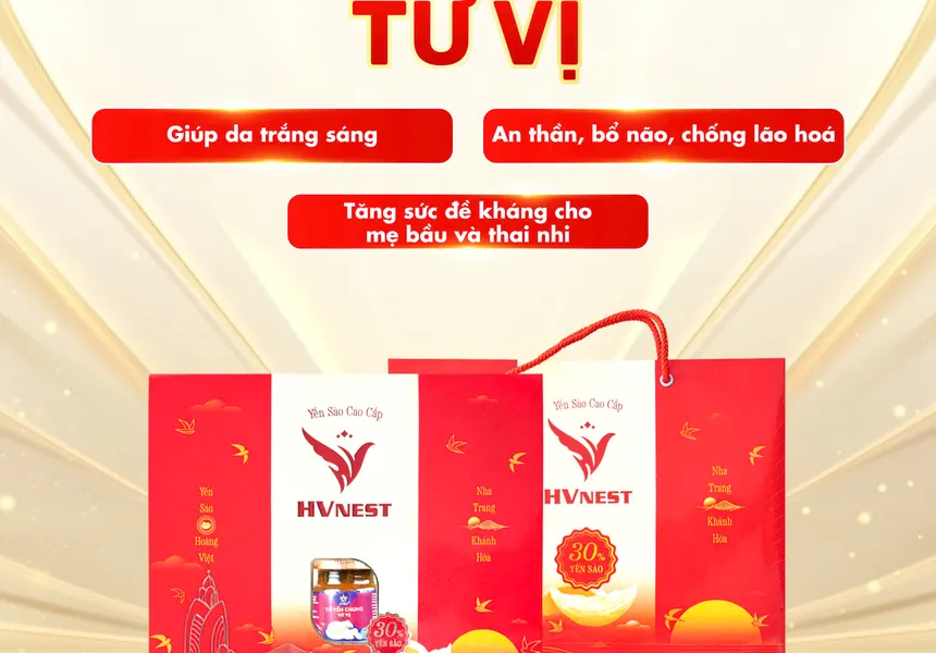 Tổ yến chưng tứ vị - Hộp VIP