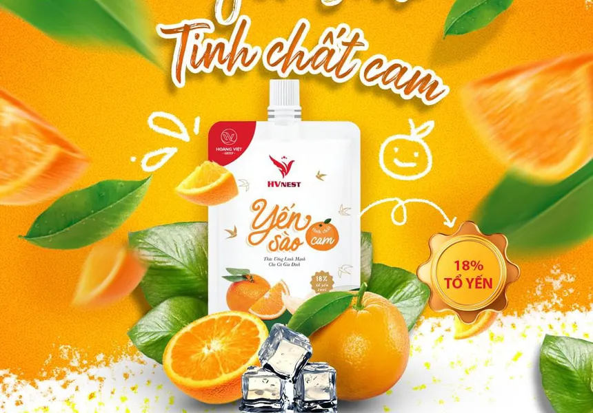 Yến sào tinh chất cam túi 105ml