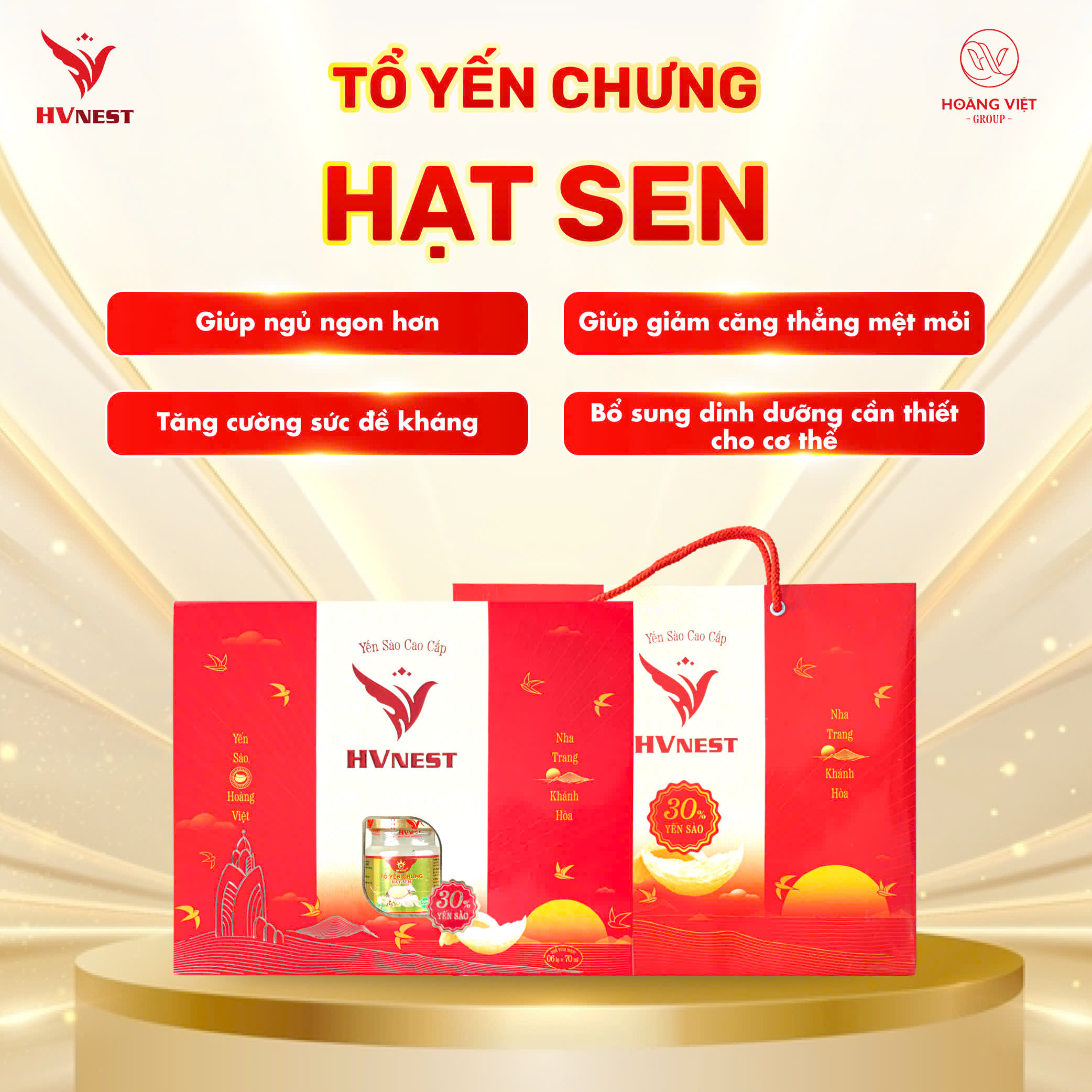 Tổ yến chưng hạt sen VIP Tổ yến chưng hạt sen VIP