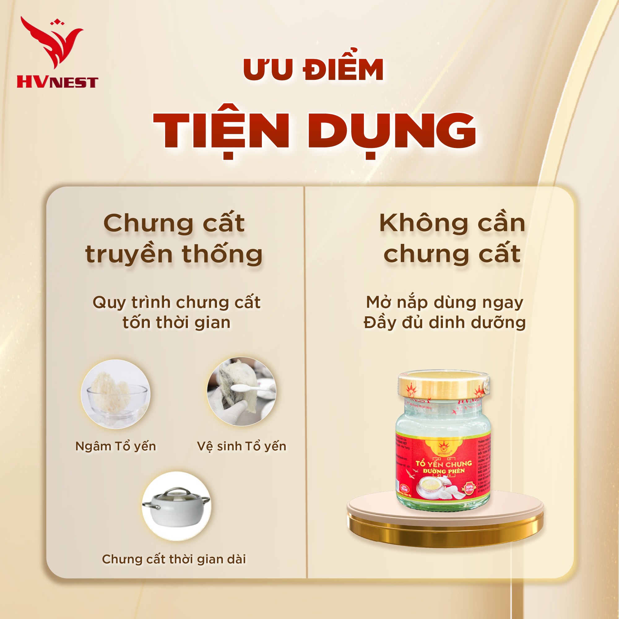 Yến chưng sẵn từ tổ yến thật lựa chọn thông minh cho cuộc sống bận rộn Yến chưng sẵn từ tổ yến thật lựa chọn thông minh cho cuộc sống bận rộn