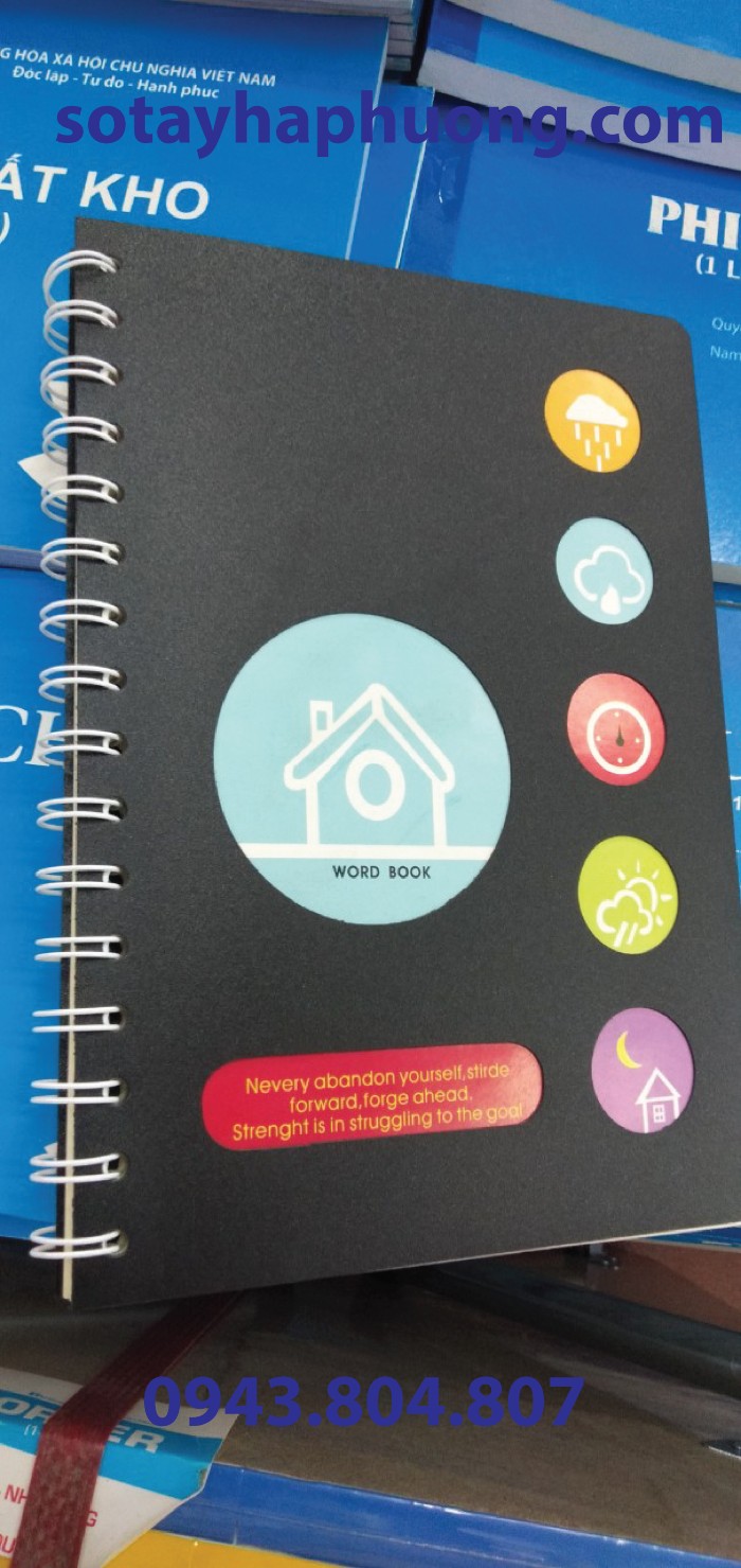 giá in sổ tay lò xo giá in sổ tay lò xo