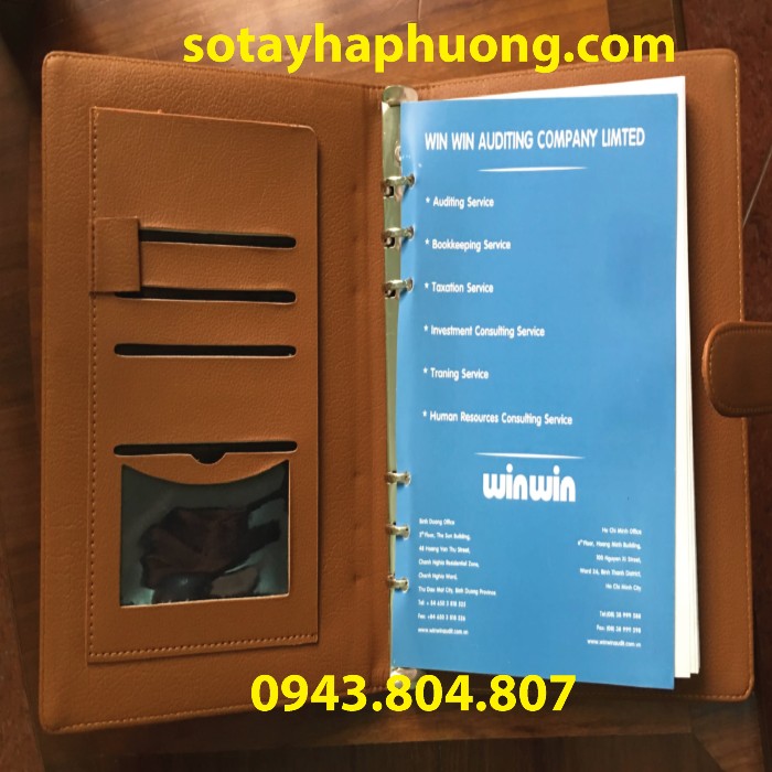 sổ còng bài da sổ còng bài da