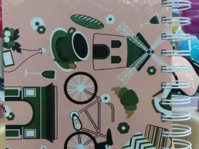 In sổ tay lò xo đẹp