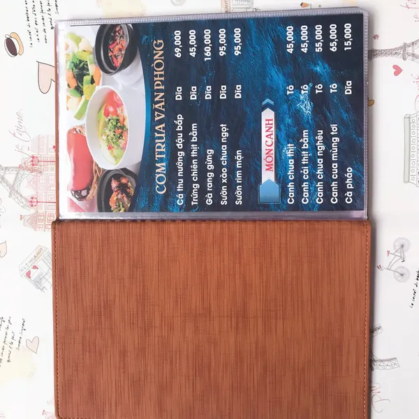 Bìa mennu - Bìa hồ sơ