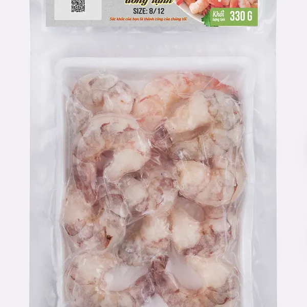 Tôm đông lạnh size 8/12