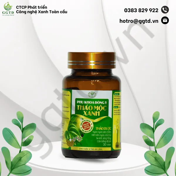 Phụ khoa Đông y Thảo Mộc Xanh (Dạng viên)