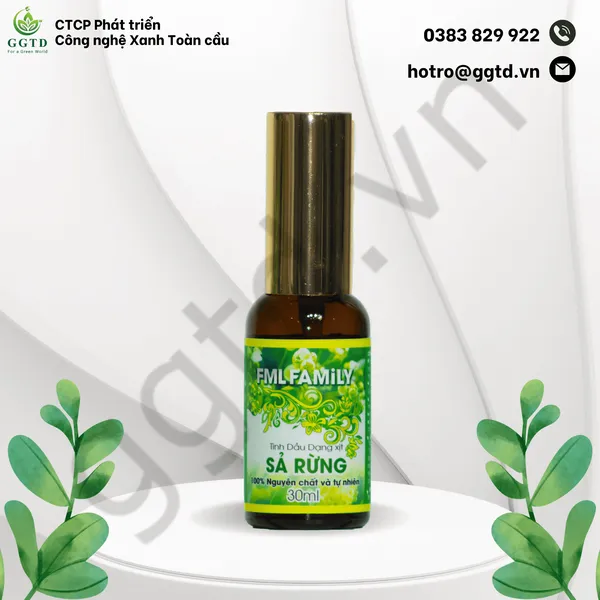 Tinh dầu Sả Rừng (Lọ Xịt 30ml)