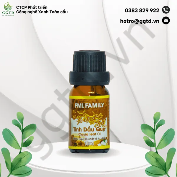 Tinh dầu Quế (Lọ nhỏ giọt 10ml)