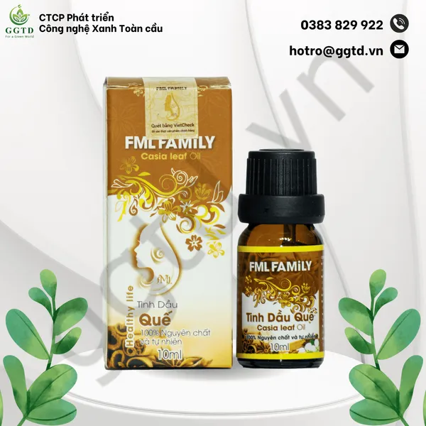 Tinh dầu Quế (Lọ nhỏ giọt 10ml)