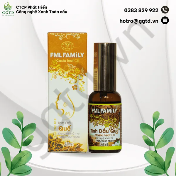 Tinh dầu Quế (Lọ xịt 30ml)