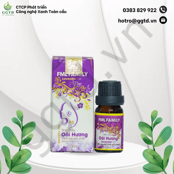 Tinh dầu Hoa Oải Hương (Lọ nhỏ giọt 10ml)