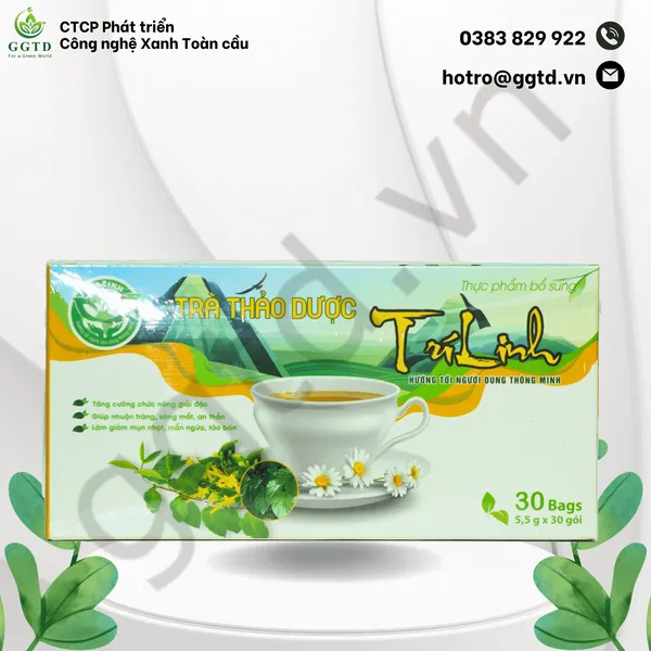 Trà Thảo dược Trí Linh (5,5g x 30 gói)