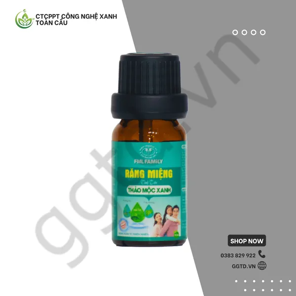 Tinh dầu Răng Miệng Thảo Mộc Xanh (Lọ 10ml)