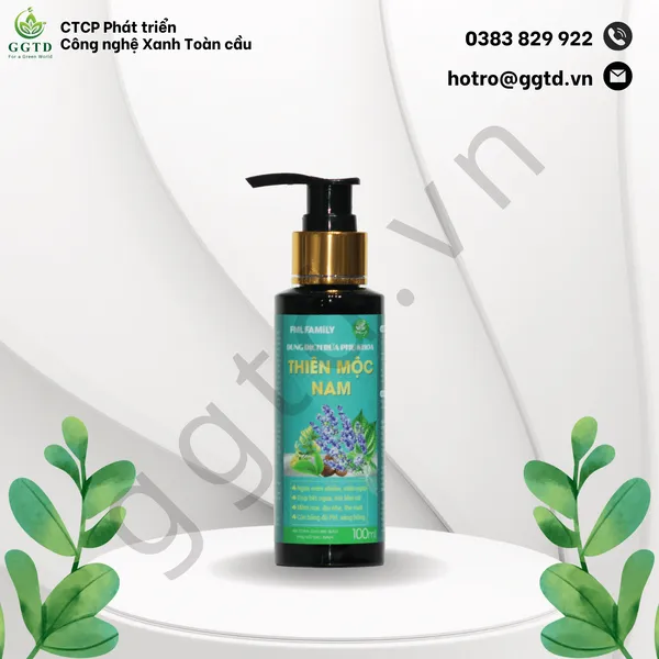 Dung dịch Vệ sinh Phụ nữ Thiên Mộc Nam (Chai nắp nhấn 100ml)