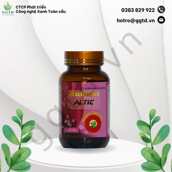 Cao Xuyên Tâm Liên Health Gold Altic (Hộp 30 viên)
