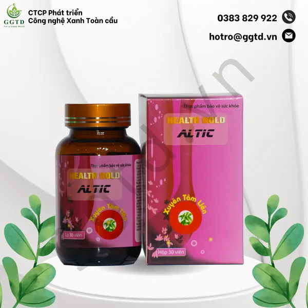Cao Xuyên Tâm Liên Health Gold Altic (Hộp 30 viên)