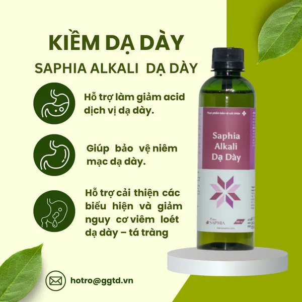 Kiềm Dạ Dày (Saphia Alkali DD)