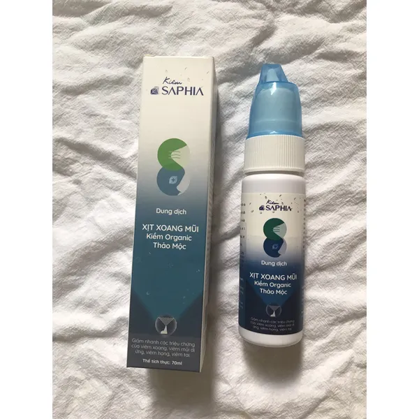 Xịt xoang mũi Kiềm Saphia