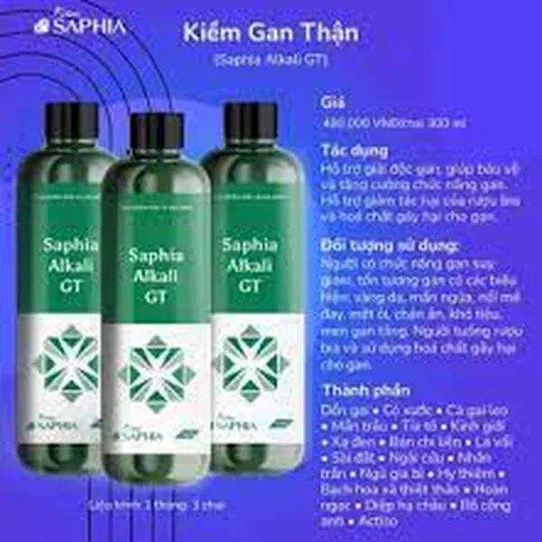 Kiềm Gan Thận (Saphia Alkali GT)