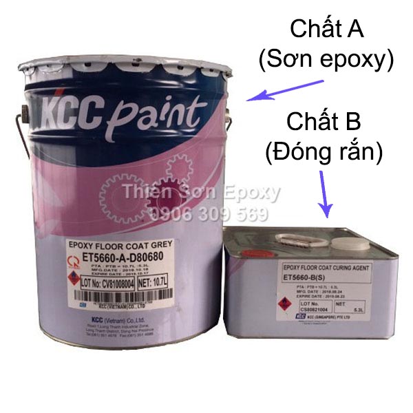 Loại sơn epoxy KCC: KCC là thương hiệu lớn về sơn, với đa dạng các loại sơn epoxy chất lượng cao, phù hợp với nhiều mục đích sử dụng. Xem hình ảnh liên quan đến loại sơn epoxy KCC để thấy rõ sự khác biệt và đẳng cấp của sản phẩm này.