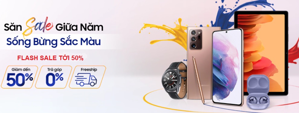 Flash sales Hàng điện tử Samsung