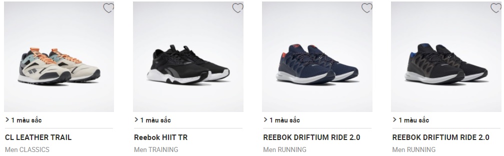 Mã giảm giá giày Reebok