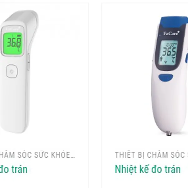 Nhiệt kế đo trán không tiếp xúc