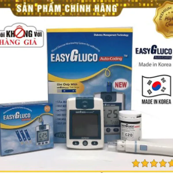 Máy đo đường huyết EasyGluco Hàn quốc