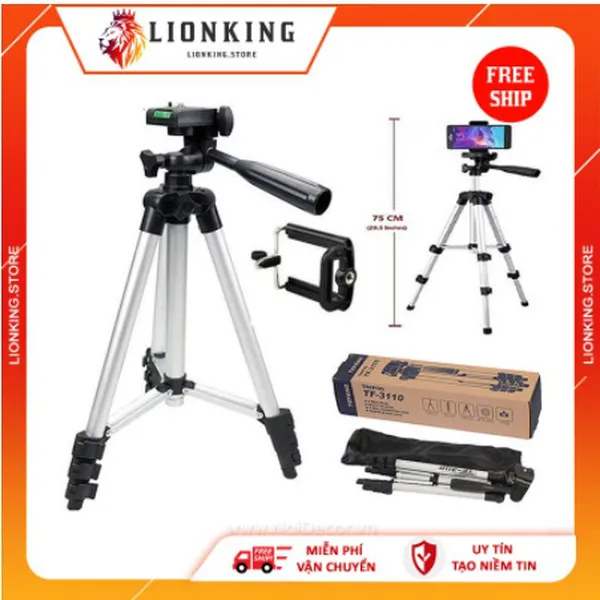 Tripod điện thoại có remote bluetooth điều khiển
