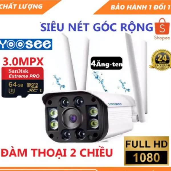 Camera IP Wifi Yoosse ngoài trời giá rẻ