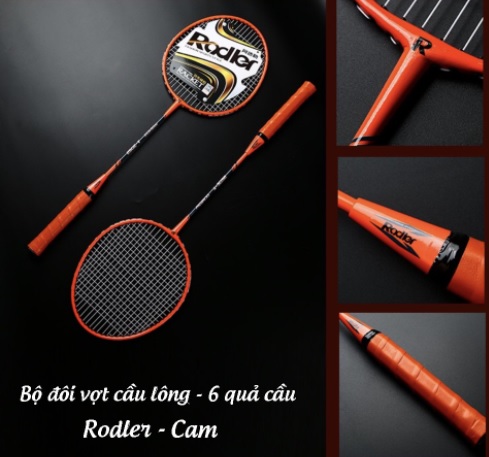 Bộ vợt cầu lông cao cấp  bao rẻ 2 vợt chỉ 145k
