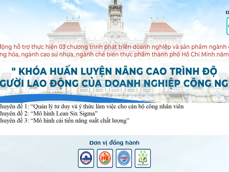 Khóa huấn luyện nâng cao trình độ cho người lao động của  doanh nghiệp công nghiệp