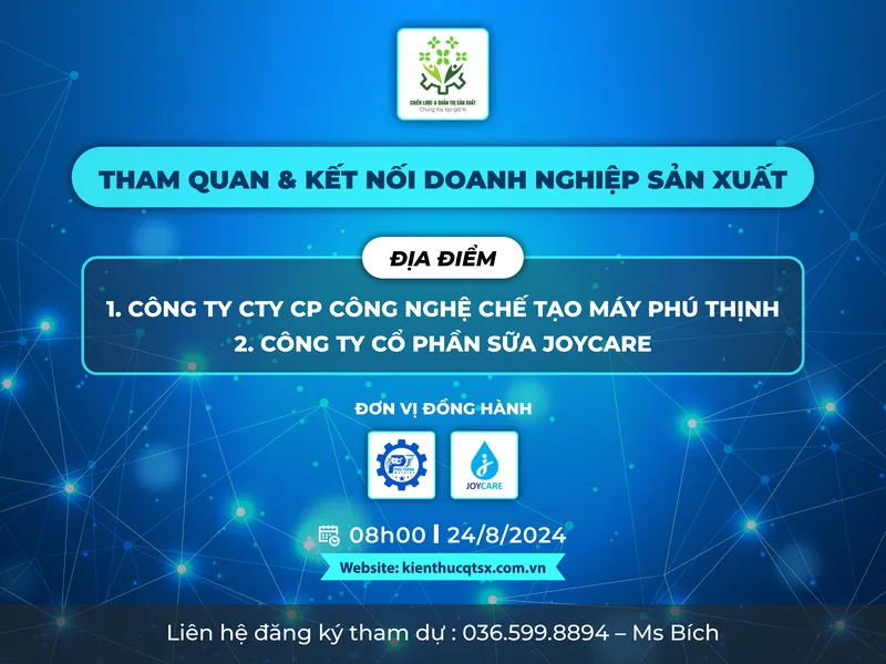 CHƯƠNG TRÌNH THAM QUAN VÀ KẾT NỐI DOANH NGHIỆP SẢN XUẤT